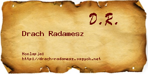 Drach Radamesz névjegykártya